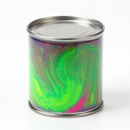 a agrotoxics canister, trippy, fluorescent colors, 3 5 mm