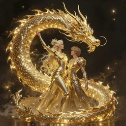 all that we could have been you and me if it wasn't you and me,, holy dragon, intricate, elegant, glowing lights,, highly detailed, digital painting, artstation, glamor pose, concept art, smooth, sharp focus, illustration, art by wlop and greg rutkowski