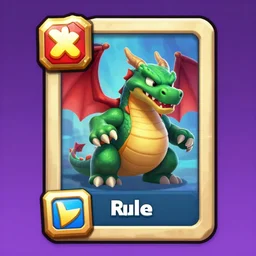 Dragon, clash royal card