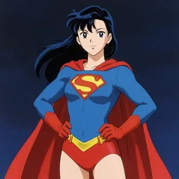 super hero woman in the style of sorayama