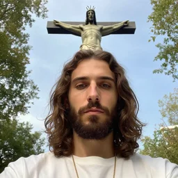 Jesus Christ takes a selfish in 2022