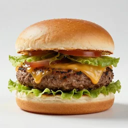 the least appetizing hamburger you can imagine, professional food photography, very detailed, studio lighting