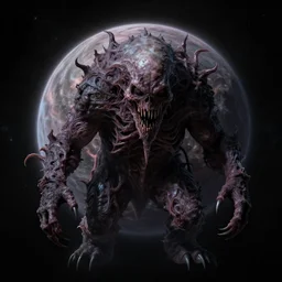 monster planet, cosmic horror, creepy, nasa hubble shot