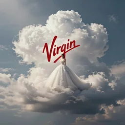 virgin marry in the shape of clouds