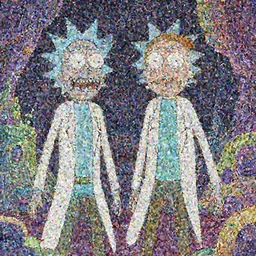 Rick and Morty psychodelic, show me what you got