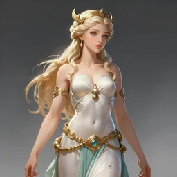 aphrodite, lol style, highly detailed, artgerm, cushart krenz, zeronis, trending on artstation, soft light, sharp edges, illustration, character design, concept art