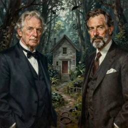high quality high detail painting by david mattingly and norman rockwell and nc wyeth, hd, realistic matte, photorealistic lighting, composition and layout inspired by gregory crewdson, modern supernatural horror, stephen king