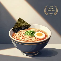 the great ramen off kanagawa, vector