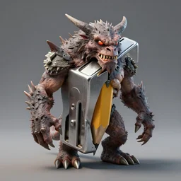a dnd monster which resembles a pencil sharpener, made by stanley artgerm lau, wlop, rossdraws, artstation, cgsociety, concept art, cgsociety, octane render, trending on artstation, artstationhd, artstationhq, unreal engine, 4 k, 8 k,