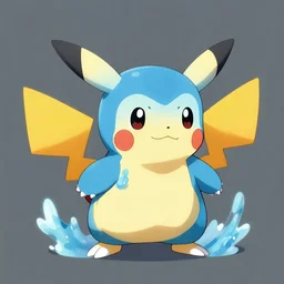 Cute Pokemon Concept Art, Water Type