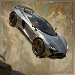 sports car stunt jump, deep focus, d & d, fantasy, intricate, elegant, highly detailed, digital painting, artstation, concept art, matte, sharp focus, illustration, hearthstone, art by artgerm and greg rutkowski and alphonse mucha