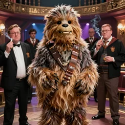 kim kardashian as jabba the hut in jabbas palace in miami club joint mob bosses and harry potter with peter griffin smoking crack hyper realistic 4k