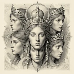 Segenspfänder oscillating pioneer of paper God serenity, cinematic, creative, artistic, pioneering aesthetic, intricate drawing, realistic fantasy, extremely detailed and beatiful faces, establishing shot, 8k resolution