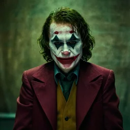 film still of christopher lloyd as the joker in the dark knight movie 2 0 0 8, cinematic lighting, rule of thirds