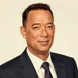 “Tom Hanks portrait, color vintage magazine illustration 1950”
