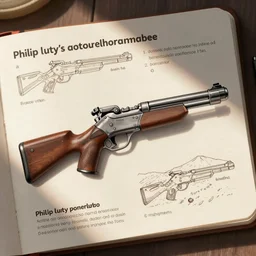 illustrated recipe for philip luty's postmodern homemade submachine gun, found schematic in a notebook