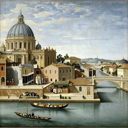 Ideal City in Carnival by Vittore Carpaccio