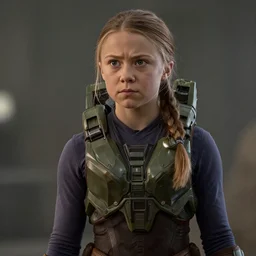 Greta Thunberg as a character in Halo