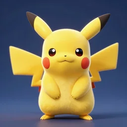 a cotton Pikachu