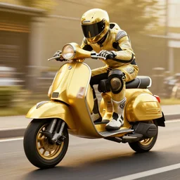 moped scooter racing on the street, by etienne dinet, high details, 4 k, golden composition, artstation cgsociety