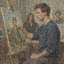 depiction of Colin Farrell as a Oil painter in his studio illustration by Ruan Jia and Mandy Jurgens and William-Adolphe Bouguereau, Artgerm, 4k, digital art, surreal, space dandy style, highly detailed, godsend, artstation, digital painting, concept art, smooth, sharp focus, illustration by Ruan Jia and Mandy Jurgens and William-Adolphe Bouguereau