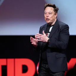 elon musk getting slimed at tedx talk