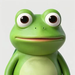 A portrait of pepe the frog, perfect faces, 50 mm, award winning photography
