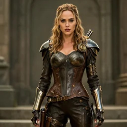 gal gadot in steampunk style