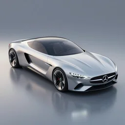 2040 mercedes-benz streamliner, concept car, concept art, by Ash Thorp, 3D render, Octane Render
