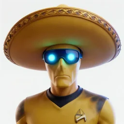 glowing sombrero captain picard digital sunglasses tng huge hat huge hat, in cyberpunk 2 0 7 7 cp 2 0 7 7