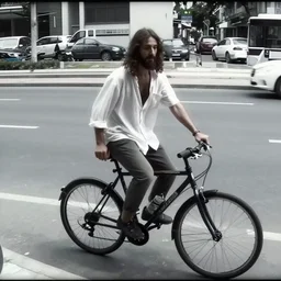jesus christ stealing a bike cctv footage