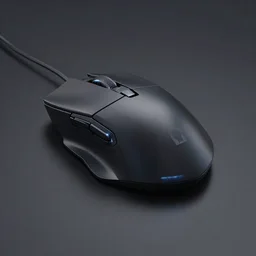 futuristic gaming mouse, black gray background, soft lighting, 3d octane render, 2060, concept