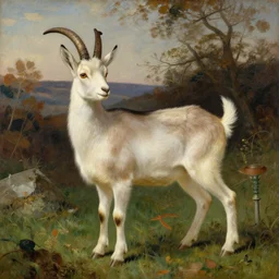 a portrait of a 🐈 in a scenic environment by by edwin austin abbey