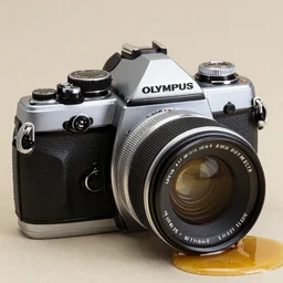 olympus om 1 camera with 5 0 mm lens, coated in honey, detailed photographic,