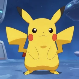 Pikachu as Star Trek fleet captain