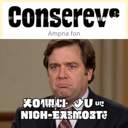 a funny conservative meme, impact font, ifunny watermark