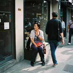 Candid Street Photography. ADOX Color Implosion 100