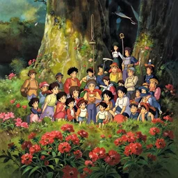 a wholesome animation key shot of a random dramatic panorama, studio ghibli, pixar and disney animation, sharp, rendered in gouache painting, anime gouache key art by greg rutkowski, bloom, dramatic, dynamic lighting
