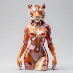 photo of baroque and bladerunner delicate neon ruby sculpture of seductive ceramic albino king adrien sahores tiger orange iridescent humanoid deity wearing metallic green hoody made out of leaves holding the sun in a reflective prismatic dungeon, reclining, glowing rainbow face, crown of white diamonds, cinematic lighting, photorealistic, octane render 8 k depth of field 3 d