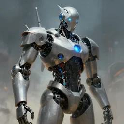 robot extinction, concept art, digital painting, trending on artstation, deviantart, epic composition, extremely detailed, volumetric lighting, masterpiece