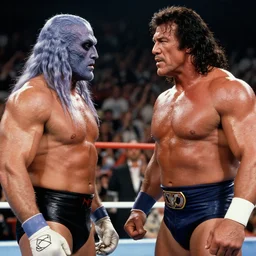 macho man Randy Savage making first contact with extraterrestrials