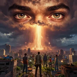 highly detailed vanishing thunderstorm - point of eyes, in gta v, stephen bliss, unreal engine, fantasy art by greg rutkowski, loish, rhads, ferdinand knab, makoto shinkai and lois van baarle, ilya kuvshinov, rossdraws, tom bagshaw, global illumination, radiant light, detailed and intricate environment