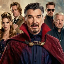 mr bean is dr strange, fine details, realistic shaded lighting poster by greg rutkowski, magali villeneuve, artgerm, jeremy lipkin and michael garmash and rob rey