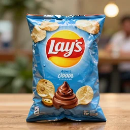bag of lays potato chips, poop flavor ( eos 5 ds r, iso 1 0 0, f / 8, 1 / 1 2 5, 8 4 mm, postprocessed, bokeh )