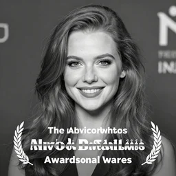 beautiful redhead girl, smiling at camera, award winning photography, black and white,