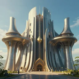 be hyrule reimagine by industrial light and magic:1: by beeple and Roger Dean:1|fantasy, horizontal symmetry, cinematic, architectural design by Frank Gehry:0.9|Unreal Engine, Octane, finalRender, devfiantArt, artstation, artstation HQ, behance, HD, 16k resolution:0.8