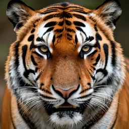 tiger face, by casey waldon
