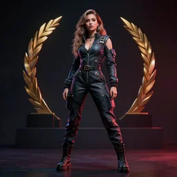 full body pose, hyperrealistic photograph of a beautiful rave woman, jumpsuit, dim volumetric lighting, 8 k, octane beautifully detailed render, extremely hyper detailed, intricate, epic composition, cinematic lighting, masterpiece, trending on artstation, very very detailed, stunning, hdr, smooth, sharp focus, high resolution, award, winning photo, dslr, 5 0 mm