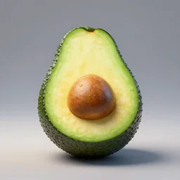 a chair in the shape of an avocado ultra realistic 8 k studio lightning