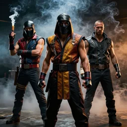 smoke from mortal kombat, 3 2 bit